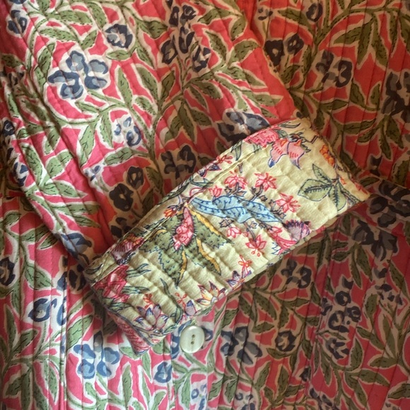 REVERSIBLE QUILTED FLORAL JACKET - Picture 3 of 6